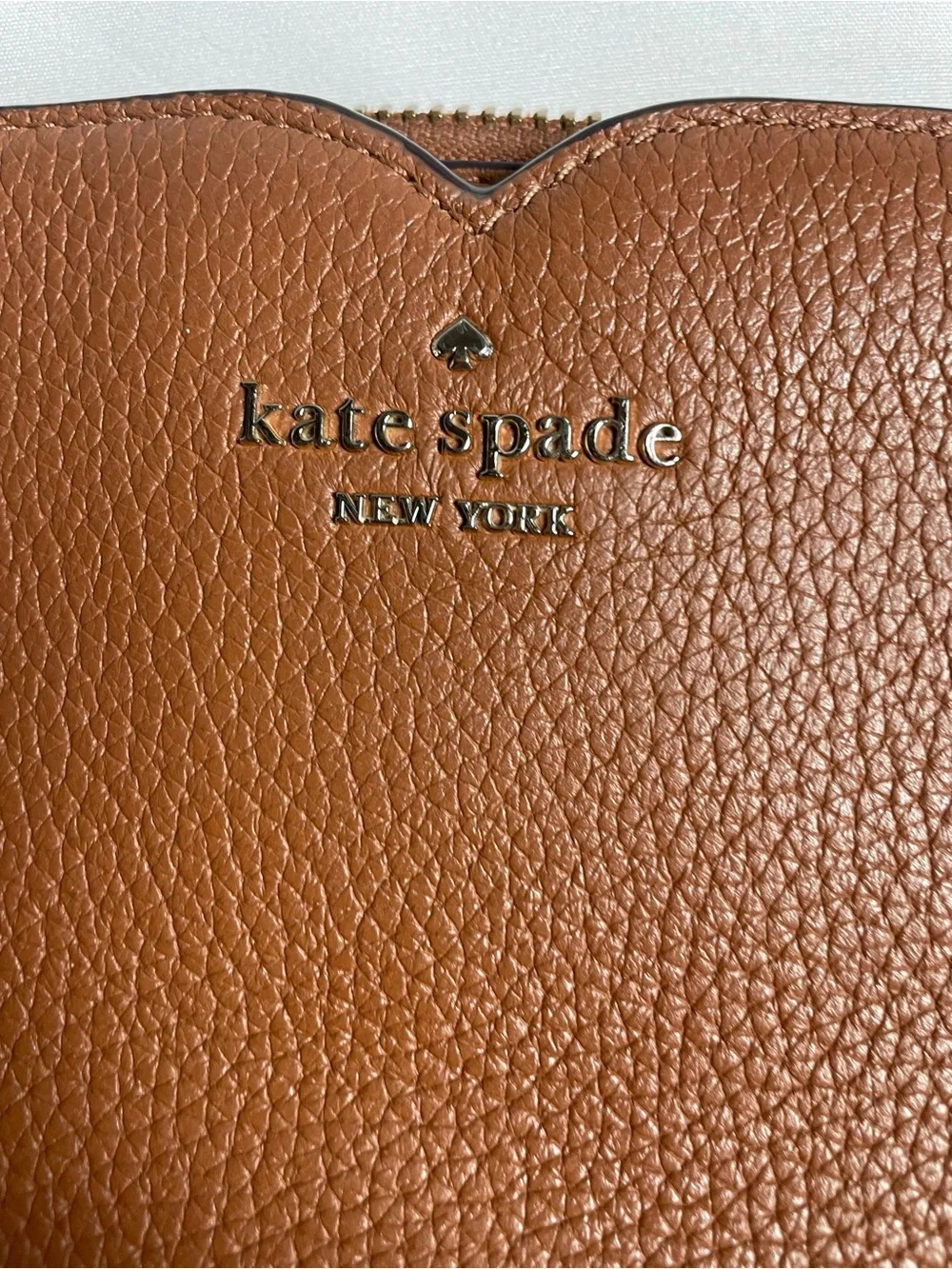 kate spade New York Pebbled Leather Crossbody Bag in Brown